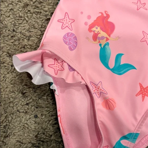 Pink Mermaid Kids Swimsuit - Picture 4 of 6
